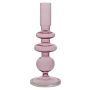 LJUSSTAKE AFFARI DAISY 9X20CM ROSA