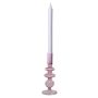 LJUSSTAKE AFFARI DAISY 9X20CM ROSA