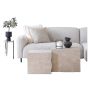 SIDOBORD HOUSE NORDIC PRAGUE MARMOR LOOK BEIGE 40+50CM 2ST