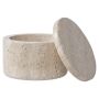 FÖRVARINGSBURK HOUSE NORDIC TRAVERTIN Ø10X6,5CM
