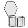 GLASLÅDA HOUSE NORDIC GLAS/METALL SVART 2ST