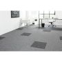 TEXTILPLATTA CONDOR CARPETS LINDAU SVART 50X50CM 5M²/PKT