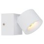 VÄGGLAMPA GLOBO RAE LED VIT