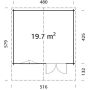 STUGA PALMAKO BRITTA 19,7M²