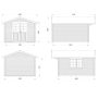 STUGA PALMAKO SALLY 10,2M² 