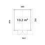 STUGA PALMAKO SALLY 10,2M² 