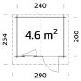 STUGA PALMAKO EMMA 4,6M²