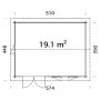 STUGA PALMAKO IRIS 19,1M² 