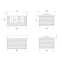 STUGA PALMAKO IRIS 9,6M² 