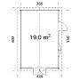 STUGA PALMAKO IRENE 19M²