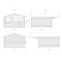 STUGA PALMAKO SALLY 12,3M² 