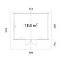 STUGA PALMAKO HELENA 18,6M²