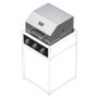 GASOLGRILL SKOTTE KITCHEN 552 3 BRÄNNARE