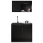 PENTRY RESPEKTA OLIVER KB100GRSW SVART 100CM