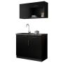 PENTRY RESPEKTA OLIVER KB100GRSW SVART 100CM