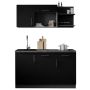 PENTRY RESPEKTA OLIVER KB145GRSW SVART 145CM