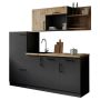 KÖK RESPEKTA OLIVER KB205GRGA GRÅ/EK 205CM