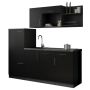 KÖK RESPEKTA OLIVER KB205GRSW SVART 205CM