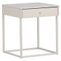 SIDOBORD VENTURE HOME BAKAL STÅL 43X50CM  BEIGE