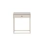 SIDOBORD VENTURE HOME BAKAL STÅL 43X50CM  BEIGE