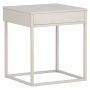 SIDOBORD VENTURE HOME BAKAL STÅL 43X50CM  BEIGE