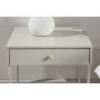 SIDOBORD VENTURE HOME BAKAL STÅL 43X50CM  BEIGE