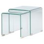 SIDOBORD VENTURE HOME TELEMARK 42X42CM GLAS