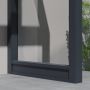 ENTRÉTAK CANOPIA SOPHIA MED SIDOVÄGGAR OPAL GLAS 1,6M GRÅ