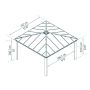 CARPORT CANOPIA COLORADO 17,8M² GRÅ