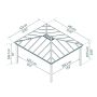 CARPORT CANOPIA COLORADO 20,4M² GRÅ