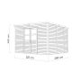 ATTEFALLSHUS BERTILO BALTRUM 2 OBEHANDLAD 9,7M²
