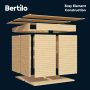 ATTEFALLSHUS BERTILO CUBUS 2 LOUNGE OBEHANDLAD 10,5M²