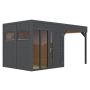 ATTEFALLSHUS BERTILO CUBUS 2 OFFICE LOUNGE ANTRACIT 10,5M²