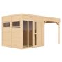 ATTEFALLSHUS BERTILO CUBUS 2 OFFICE LOUNGE OBEHANDLAD 10,5M²