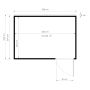 ATTEFALLSHUS BERTILO CUBUS 3 ANTRACIT 7,9M²