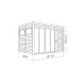 ATTEFALLSHUS BERTILO CUBUS 3 OFFICE ANTRACIT 7,7M²