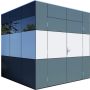 FÖRRÅD BERTILO HPL 1 ANTRACIT/VIT 5,2M²