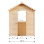 KIOSK 1 BERTILO OBEHANDLAD 3,2M²