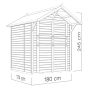 KIOSK 1 BERTILO OBEHANDLAD 3,2M²