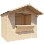 KIOSK 2 BERTILO OBEHANDLAD 4,3M²