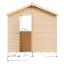 KIOSK 2 BERTILO OBEHANDLAD 4,3M²