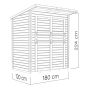 KIOSK BERTILO MINI OBEHANDLAD 2,2M²