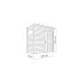 ATTEFALLSHUS BERTILO PENTUS 1 ANTRACIT 2,7M²
