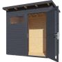 ATTEFALLSHUS BERTILO PENTUS 1 ANTRACIT 2,7M²