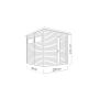 ATTEFALLSHUS BERTILO PENTUS 2 ANTRACIT 5,3M²