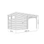 ATTEFALLSHUS BERTILO PENTUS 2 LOUNGE ANTRACIT 10,5M²
