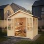 ATTEFALLSHUS BERTILO TEAHOUSE OBEHANDLAD 5,3M²