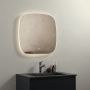 SPEGEL LED RUNDAD KVADRATISK 80X80CM
