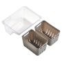 KYLSKÅPSBOX ZELLER 22,5X17,5X10CM GRÅ 
