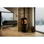 BRASKAMIN VARDE NORDIC 9 AIR 6,2KW MATTSVART 